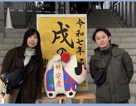 夫婦で安産祈願